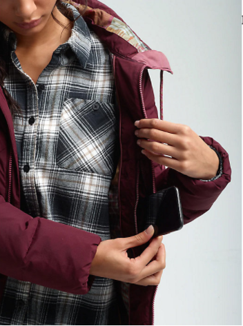 eco-friendly women's down jackets