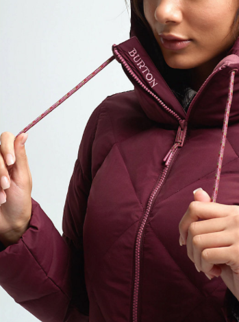 eco-friendly women's down jackets